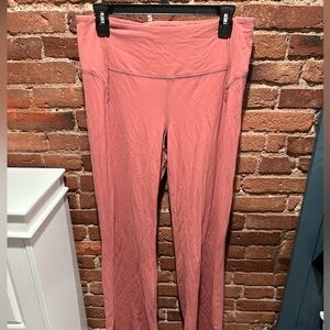 Dusty Rose Lululemon Flare Leggings